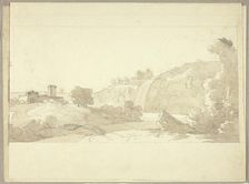 Panoramic Italian Landscape, n.d. Creator: Pierre Antoine Mongin