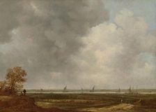 Panoramic View of a River with Low-lying Meadows, in or after 1644. Creator: Jan van Goyen