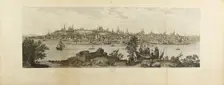 Panoramic View of Kasan, 1767. Artist: Lespinasse, Louis-Nicolas de (1734-1808)