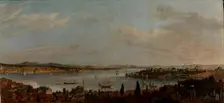 Panoramic View of Istanbul, Second Half of the 18th cen.. Artist: Favray, Antoine de (1706-1791)