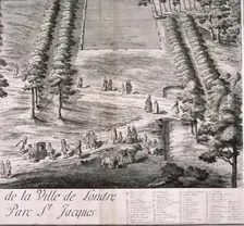 Panoramic view of London, 1720. Artist: Johannes Kip
