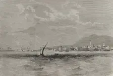 Panoramic view of Larnaca, Cyprus, 1878. Creator: Tomás Carlos Capuz