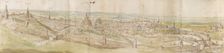 Panoramic View of Leuven from the North-West, c1550-1570. Artist: Anthonis van den Wyngaerde