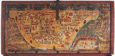 Panoramic view of Manila. Philippine chest, Second Quarter of the 17th cen. Creator: Anonymous