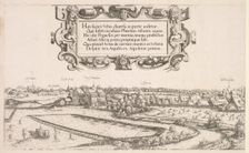 Panoramic View of Nuremberg: Left Portion, 1552. Creator: Hanns Lautensack (German, 1524-1566)