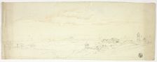Panoramic View of Seaside Town, n.d. Creator: John Skinner Prout