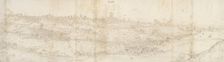 Panoramic View of Segovia from the East, c1560-1570. Artist: Anthonis van den Wyngaerde