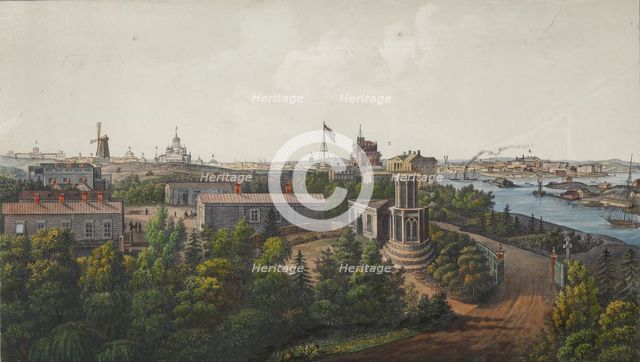 Panoramic View of Sveaborg and Helsingfors (Sheet 1), 1855.