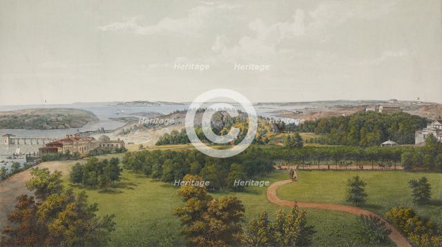 Panoramic View of Sveaborg and Helsingfors (Sheet 2), 1855.
