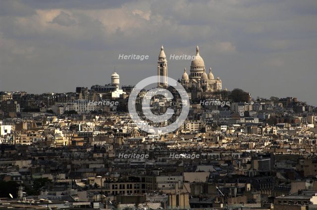 Panoramic view of Paris, France, 2008. Creator: LTL.