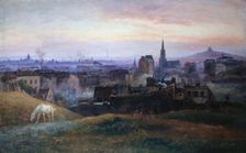 Panoramic view of Paris, taken from the heights of Menilmontant, 1894. Creator: Paul Schaan