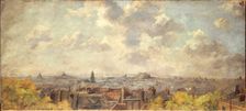 Panoramic view of Paris, taken from rue Victor-Masse, 04–1886. Creator: Maurice Dainville