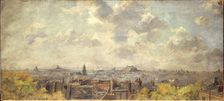 Panoramic view of Paris, taken from rue Victor-Masse, 04–1886. Creator: Maurice Dainville