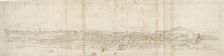 Panoramic View of Rome from Monte Mario, Castel S. Angelo in the Foreground, c1550s. Artist: Anthonis van den Wyngaerde
