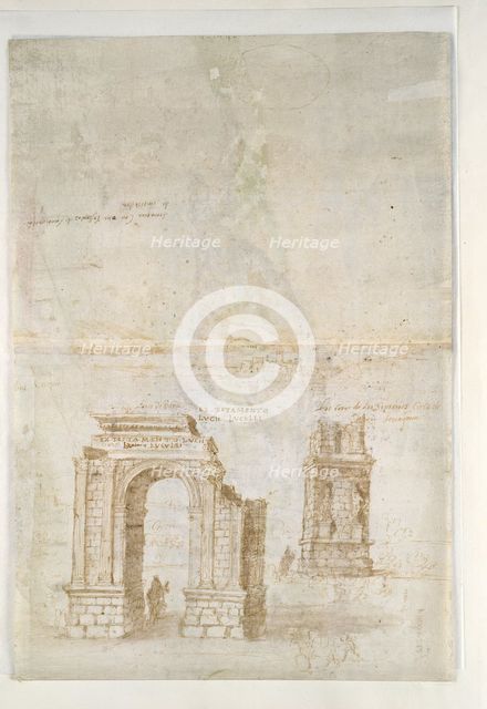 Panoramic View of Tarragona from the South (Seawards), c1560s.  Artist: Anthonis van den Wyngaerde.