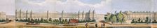 Panoramic view of the area around Regent's Park, London, 1831. Artist: Anon