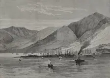 Panoramic view of the city and harbour, Batumi, Armenia, 1878. Creator: Unknown