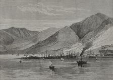 Panoramic view of the city and harbour, Batumi, Armenia, 1878. Creator: Unknown