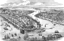 Panoramic view of the City of New York 1854. Creator: Unknown