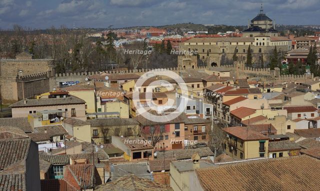 Panoramic view of the city of Toledo, Spain, 2022.  Creator: LTL.