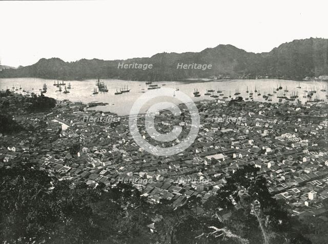 Panoramic view of the city, Nagasaki, Japan, 1895. Creator: Unknown.