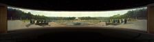 Panoramic View of the Palace and Gardens of Versailles, 1818-19. Creator: John Vanderlyn