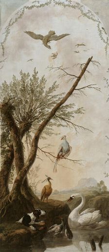 Panneau décoratif à sujets d'animaux, between 1765 and 1767. Creator: Jean-Baptiste Pillement