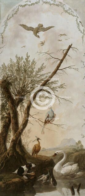 Panneau décoratif à sujets d'animaux, between 1765 and 1767. Creator: Jean-Baptiste Pillement.