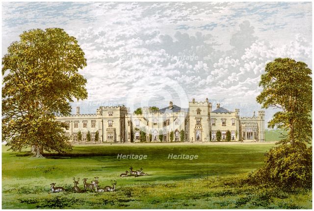 Panshanger Park, Hertfordshire, home of Earl Cowper, c1880. Artist: Unknown