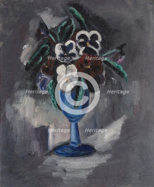 Pansies, c1928-1934. Creator: Marsden Hartley.