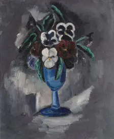 Pansies, c1928-1934. Creator: Marsden Hartley
