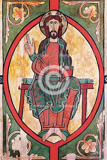 Pantocrator', Romanesque Table from 11st - 12th century.