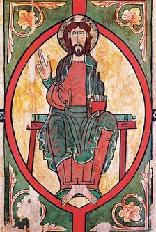 Pantocrator Romanesque Table from 11st - 12th century
