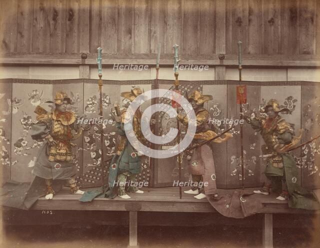 Pantomime Uniform of Temple, Nikko, 1870s-1890s. Creator: Kusakabe Kimbei.