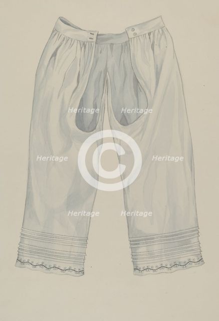 Pantalette, c. 1937. Creator: Edith Towner.