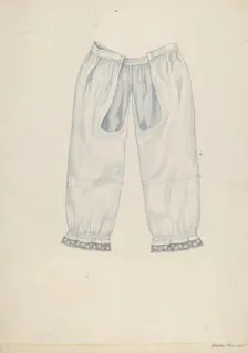 Pantalette, c. 1937. Creator: Edith Towner