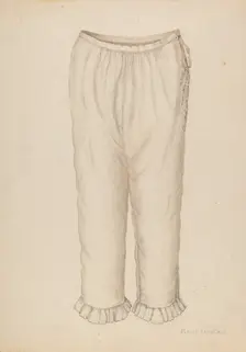Pantalettes, c. 1938. Creator: Marie Famularo