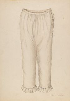 Pantalettes, c. 1938. Creator: Marie Famularo