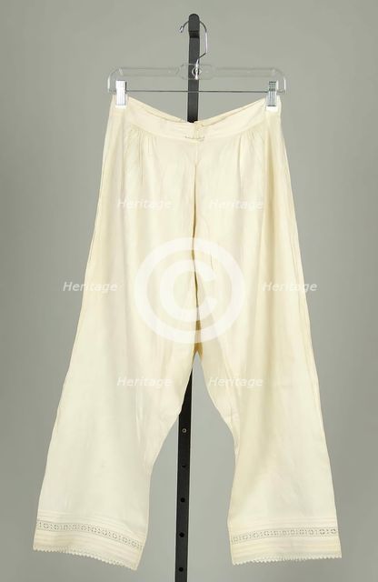 Pantalets, American, 1850-55. Creator: Unknown.