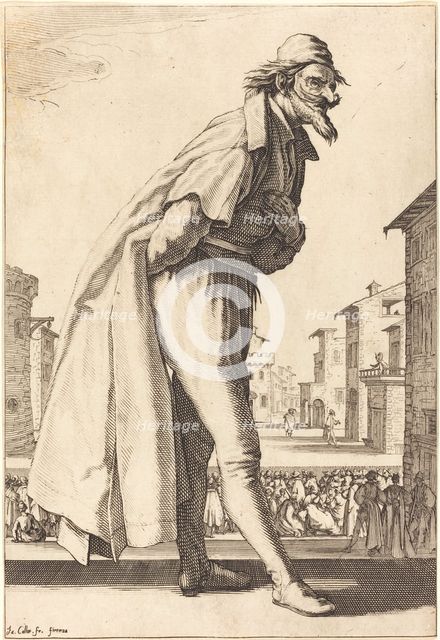 Pantalone, 1618/1620. Creator: Jacques Callot.