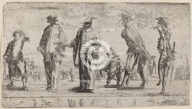 Pantaloons, 1632. Creator: Stefano della Bella.