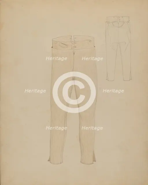 Pantaloons, 1935/1942. Creator: Henry De Wolfe.