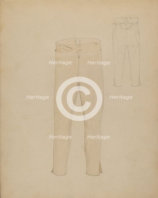Pantaloons, 1935/1942. Creator: Henry De Wolfe.