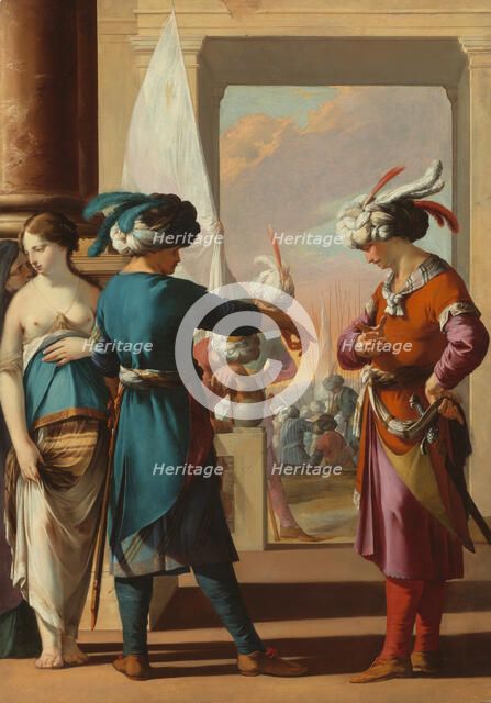 Panthea, Cyrus, and Araspas, 1631/34. Creator: Laurent de la Hyre.