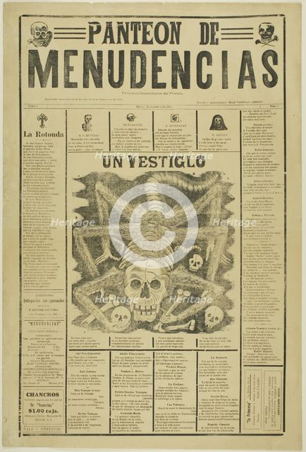 Pantheon of Miscellany, 1919. Creator: José Guadalupe Posada.