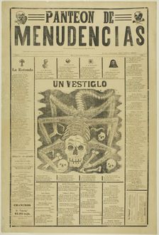 Pantheon of Miscellany, 1919. Creator: José Guadalupe Posada