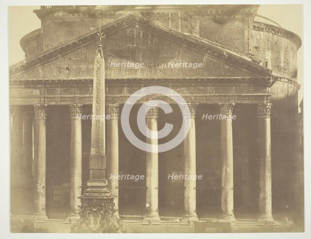 Pantheon, Rome, Italy. c. 1857. Creator: Robert MacPherson.