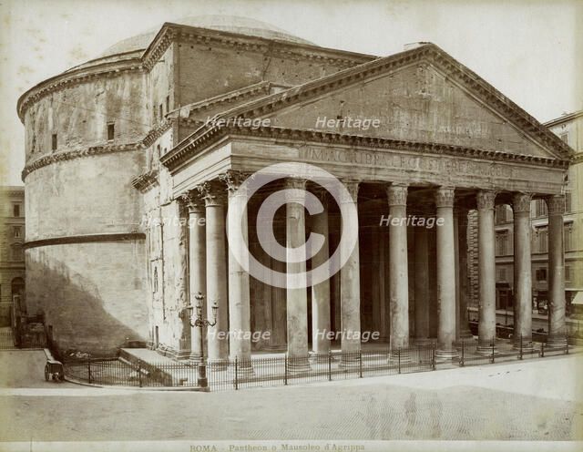 Pantheon, Rome, Italy, late 19th or early 20th century. Artist: Unknown