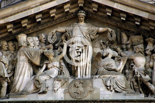Pantheon's pediment, Paris, France, 2008. Creator: Unknown.