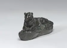 Panther of India, model n.d., cast c. 1860/1873. Creator: Antoine-Louis Barye